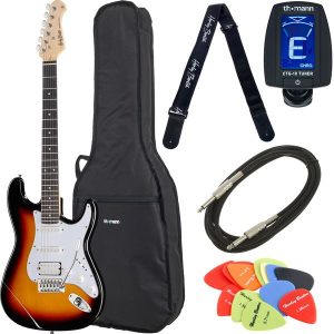Harley Benton ST-20HSS SB Standard Se Bundle